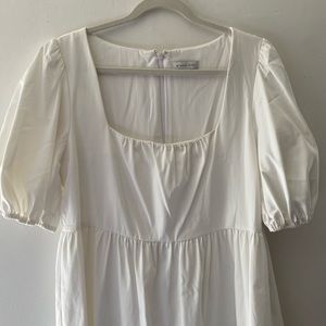 White babydoll dress. Never worn